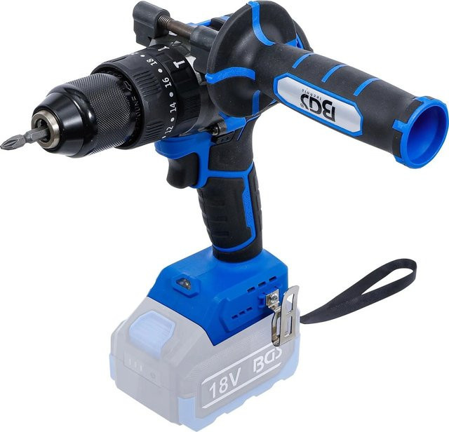 BGS Akku Schlagbohrschrauber bürstenlos 18 V mit 80 Nm in Blau Solo 7361 - Bild 1