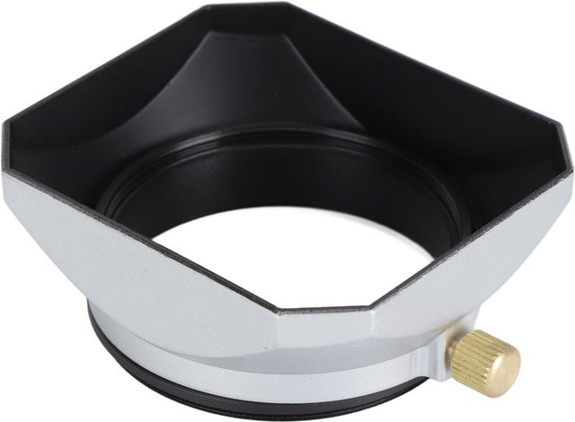 Shoemst Gegenlichtblende aus Metall mit mattem Inneren für 52mm Objektive in Schwarz - Bild 1