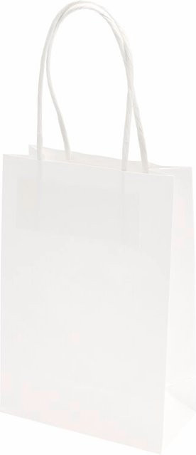 Rico Design Papiertüte aus Kraftpapier in Weiß, B/T/H: 5 x 9 x 3 cm - Bild 1