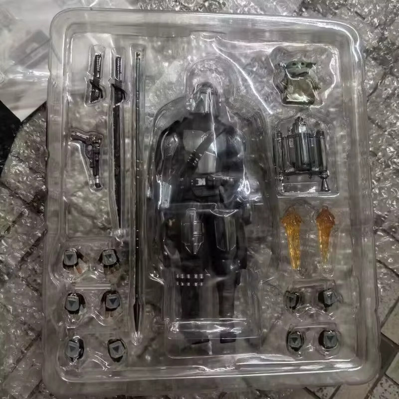 Bandai Star Wars Mandalorian 2.0 Galvanisierte Din Djarin Actionfigur, Einzelfigur - Bild 2
