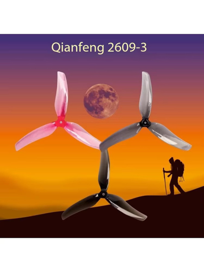 Gemfan Propeller, 4 Paar, Bunt / Mehrfarbig, Kunststoff, 65 mm - Bild 3