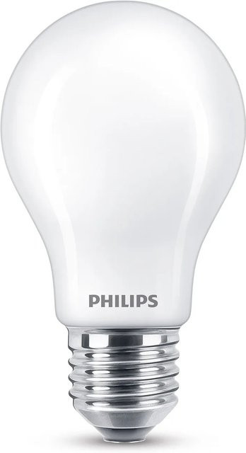 Philips LED-Leuchtmittel Classic A-Bulb E27, 4,5 W, 470 lm, Weiß, H x Ø: 11 x 6 cm - Bild 1