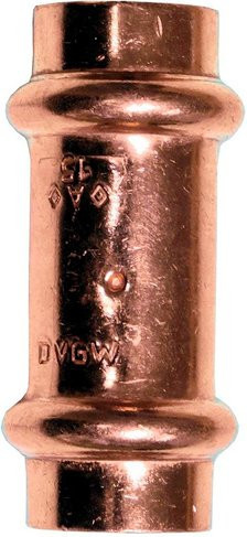 Cornat Pressmuffe aus Kupfer in Goldfarben mit 10,0 mm Durchmesser - Bild 1