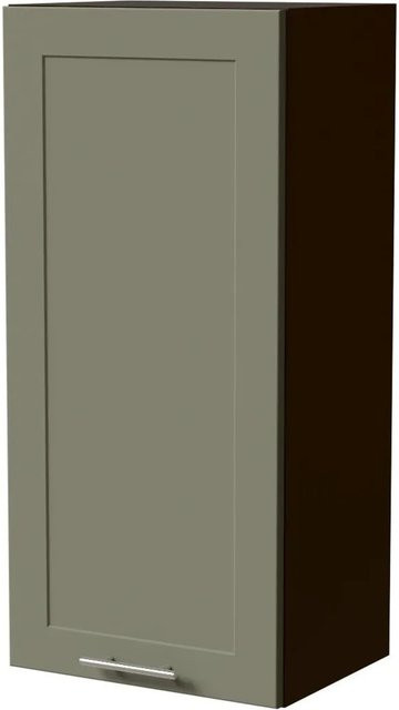 Feldmann-Wohnen Hängeschrank Oslo W4 Küchenschrank in Lava / Reed Green Matt, B/T/H: 45 x 32,5 x 96 cm - Bild 1