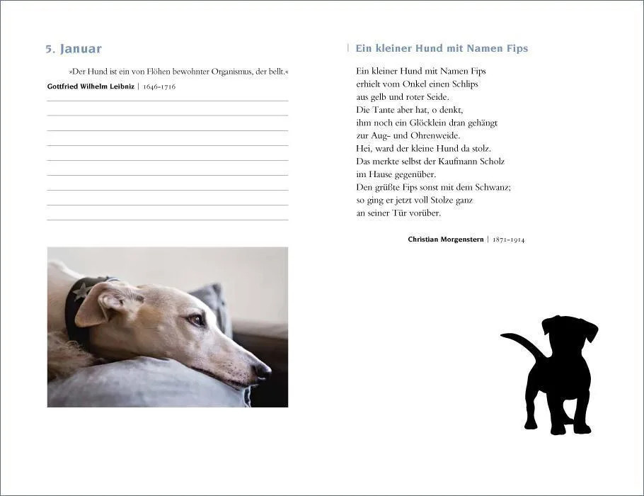 Mit Hunden durch das Jahr Daily Kalender vom Insel Verlag in Multicolor - Bild 2