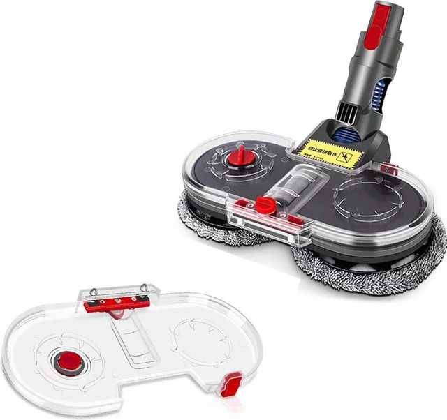 Fowoy Elektrischer Nass- und Trockenmopp mit Wassertank für Dyson V7, V8, V10, V11 kabellose Staubsauger, Gelb - Bild 1