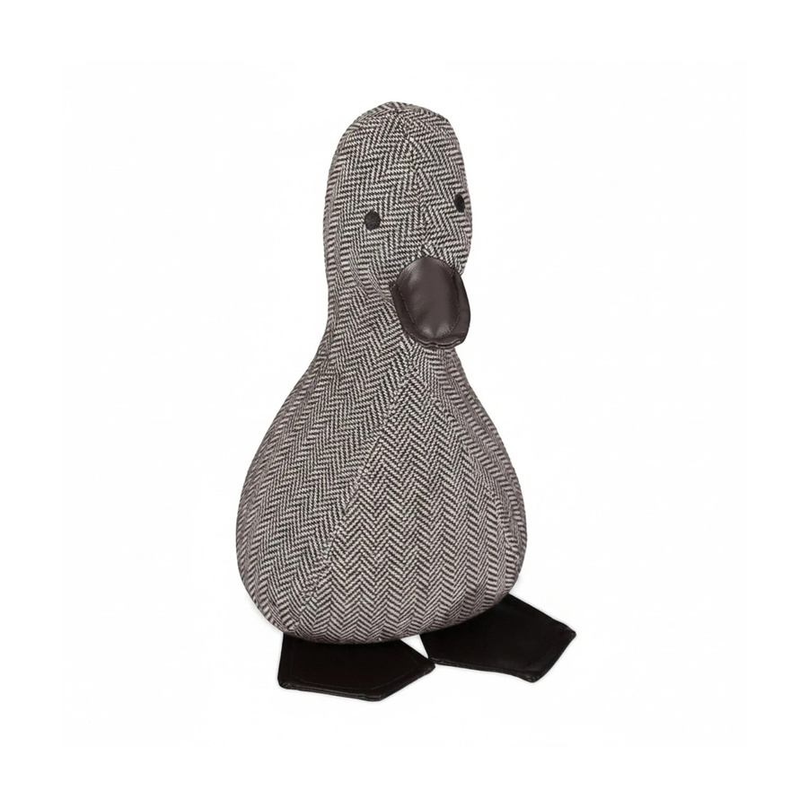 Relaxdays Türstopper aus Polyester in Braun, B/T/H: 27 x 15,5 x 18 cm - Bild 2