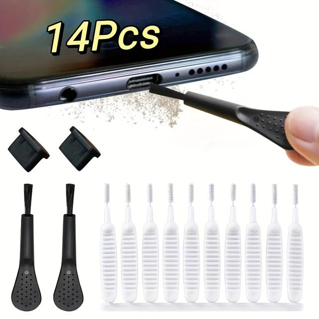USB-C Staubstecker Reinigungs-Kit für iPhone und Computer-Tastaturen - Bild 1