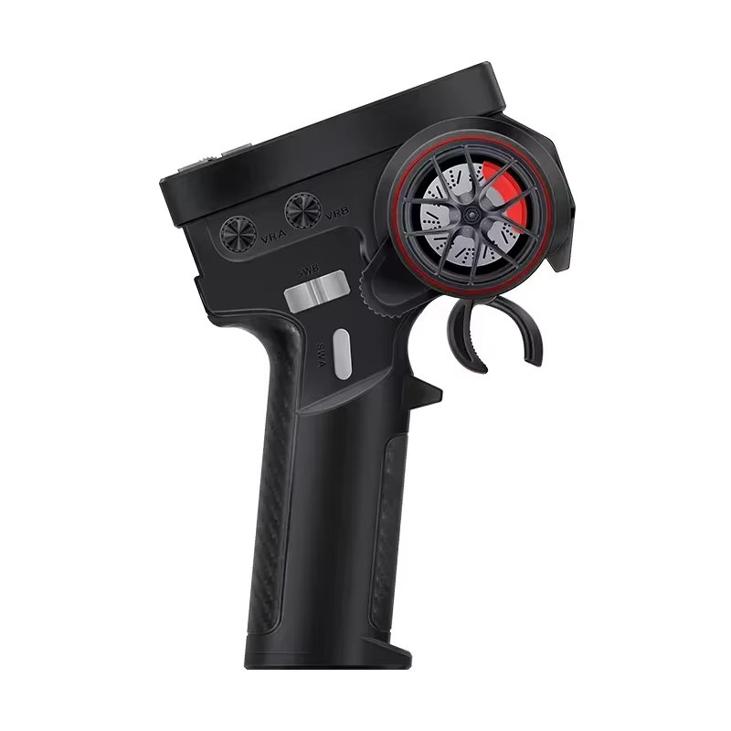 hotrc CT-8B Fernbedienung, 10ch 8 kanäle, farbbild schirm, 2,4g, F-08A empfänger sender, black - Bild 3