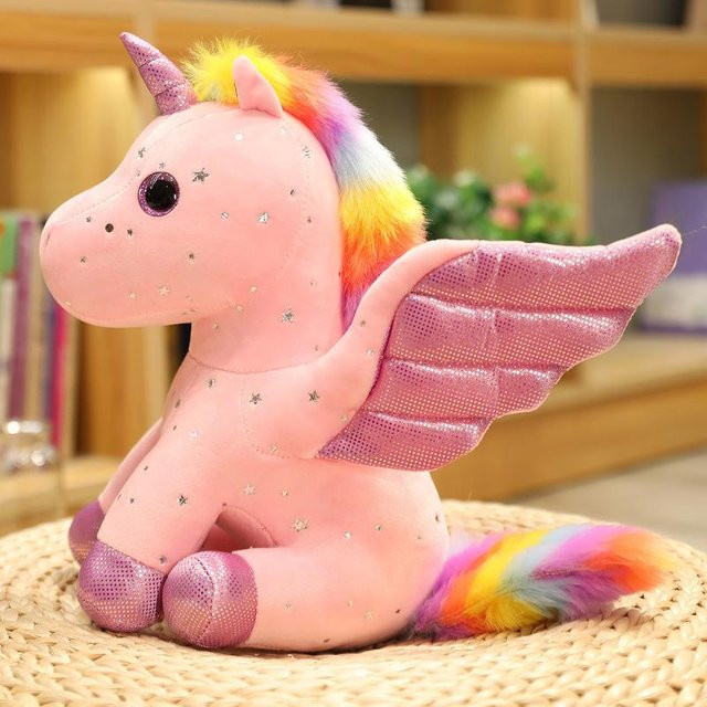 Kidsly Einhorn-Plüschtier, Pegasus-Puppe mit Engelsflügel, ab 3 Jahre - Bild 1