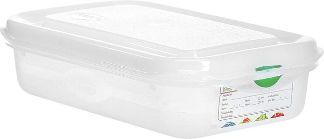 Denox GN-Kunststoffbehälter Dena 1/4, 6er Pack, Weiß, Volumen: 1,8 l, B/T/H: 16,2 x 26,5 x 6,5 cm - Bild 1