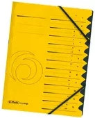 Herlitz Ordnungsmappe Quality mit 12 Fächern für A4 in Gelb oder Schwarz - Bild 1