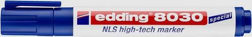 Edding Permanentmarker 8030 NLS High-Tech Marker Blau mit Bullet-Spitze - Bild 1