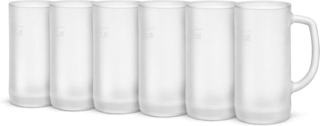 van Well Glühweinseidel Frosted Tumbler, transparent, 200 ml, 6er Pack - Bild 1