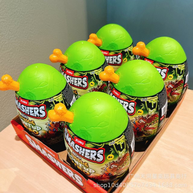 Zuru Smashers Nano Jurassic, Leuchtendes Dino-Archäologie-Ei, Überraschungsspielzeug, nicht für Kinder unter 3 Jahren - Bild 1