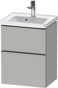Duravit Waschtischunterschrank D-Neo in Grau, Wandhängend, B/T/H: 48,4 x 37,2 x 62,5 cm - Bild 1