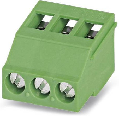 Phoenix Contact 1712038 Schraubklemmblock 2.50 mm² Polzahl 3 Grün 50 Stück - Bild 1