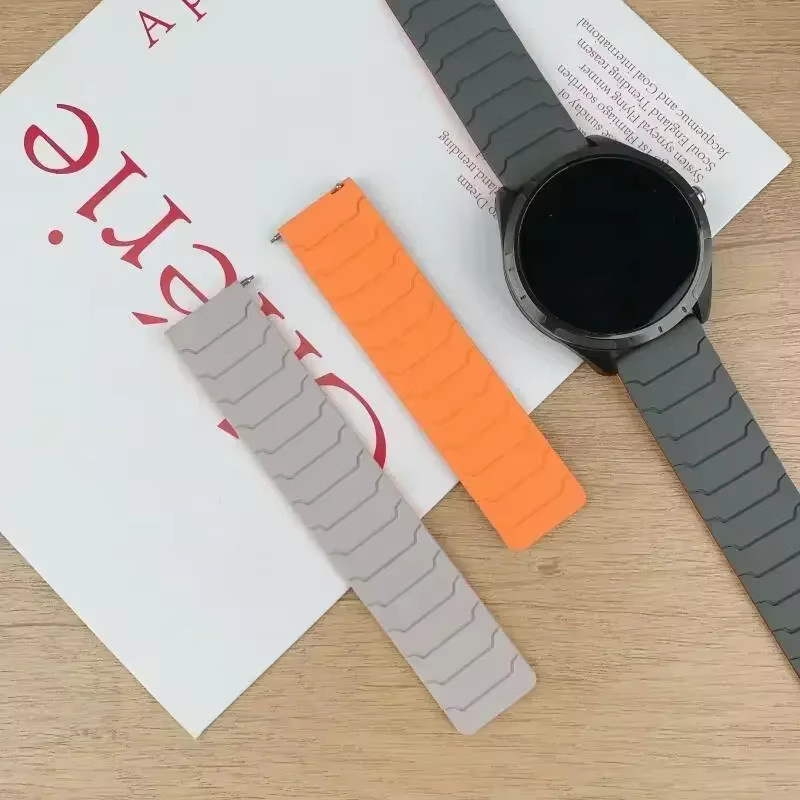 Xiaomi Uhrenarmband Silikon, 22 mm, Schwarz, Unisex - Bild 1