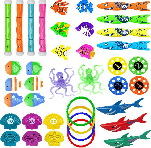 CONUSEA Kinder-Tauchspielzeug-Set, Meerestiere, Bunt / Mehrfarbig - Bild 1