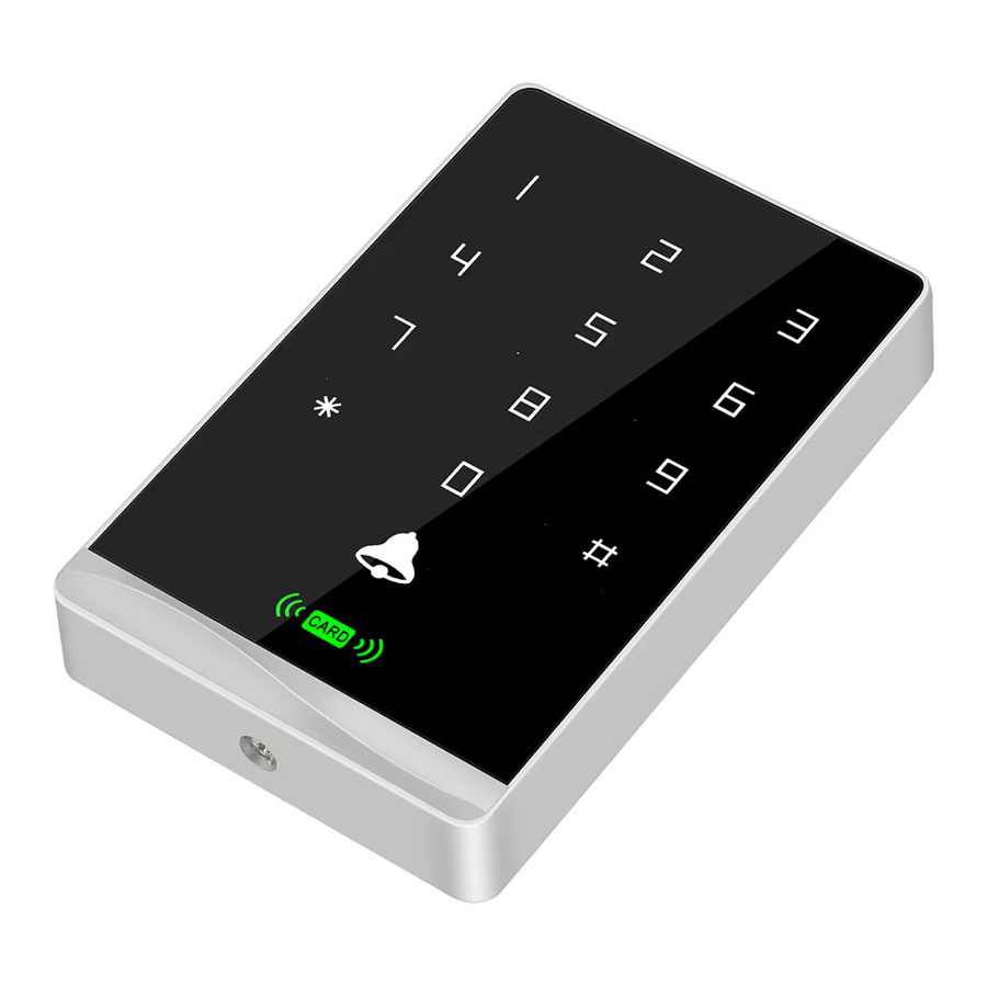Asia-Teco RFID Zugangskontroll-Tastatur T2DC mit 125 kHz und 13,56 MHz, IP66 wasserdicht, Ziffernblock Türöffner-System - Bild 5