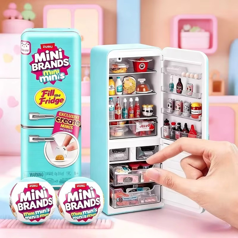 ZURU Mini-Kühlschrank Spielset, Rollenspiel-Lebensmittel, ab 8 Jahren - Bild 2