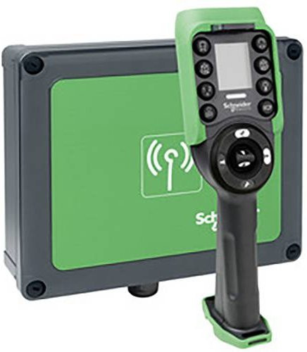 Schneider Electric XARS12D18W Industrieller Funksender in Weiß und Grün - Bild 1