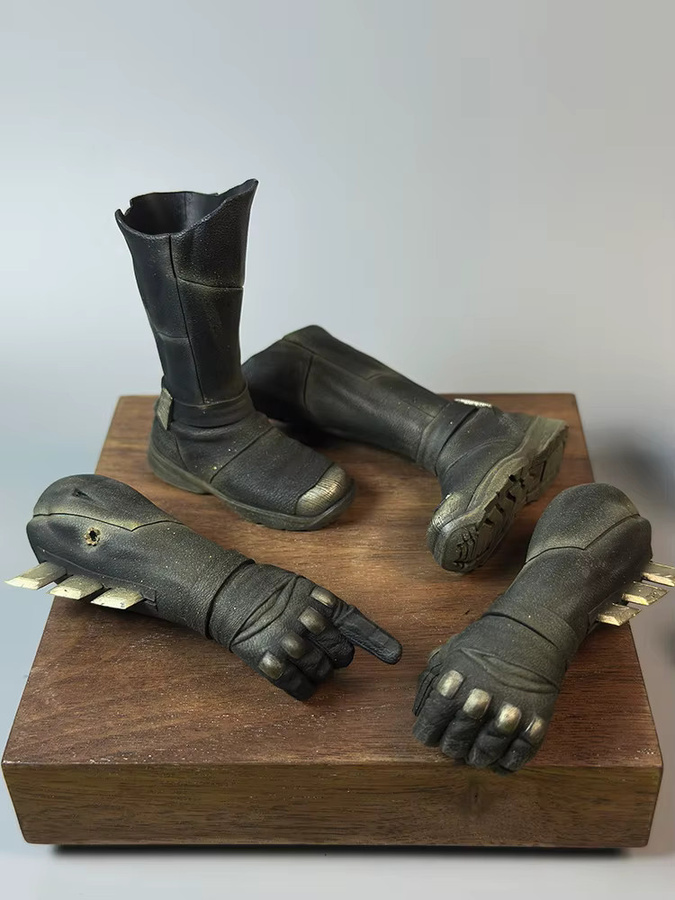 TOPO STUDIO Desert BVS Light Armored One Piece Arms Long Tube Boots, Zubehör, Schwarz - Bild 3