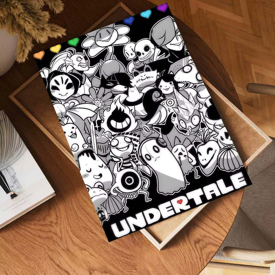 Undertale Spiel Wandaufkleber Whitepaper Poster von Potdemiel in Multicolor - Bild 5