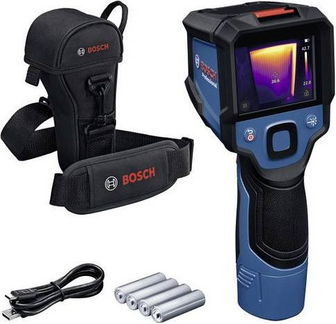 Bosch Professional Akku-Wärmebildkamera GTC 12V-450-13 Thermodetektor Set in Blau/Schwarz - Bild 1