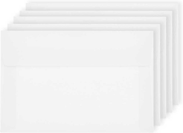 Rico Design Paper Poetry Luxury Umschläge C7 Weiß - Bild 1