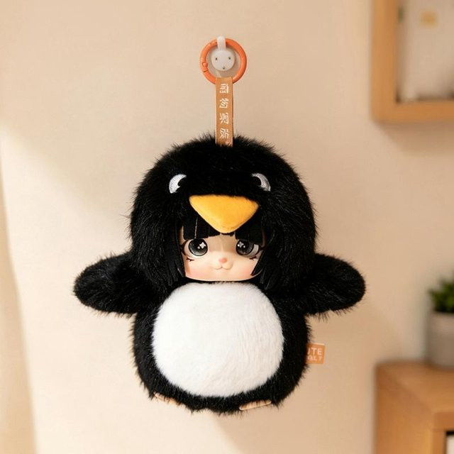Yiran Health & Beauty Gugu Gaga Pinguin, Vinyl Plüschtier, 15cm, ab 3 Jahre - Bild 1