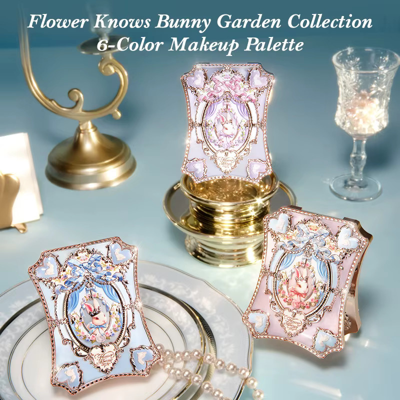 Flower Knows Bunny Garden Lidschatten-Palette, 6 Farben, Nude, Puder - Bild 2