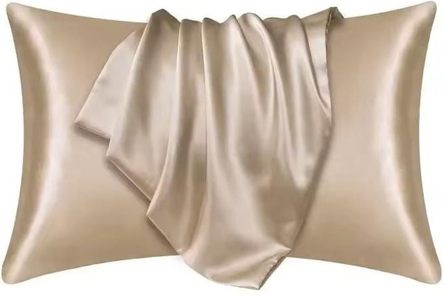 JMG Clothing Maulbeerseide Kissenbezug in Beige, 100% natürliche Seide für Haar- und Hautschutz, B/H: 51 x 66 cm - Bild 1