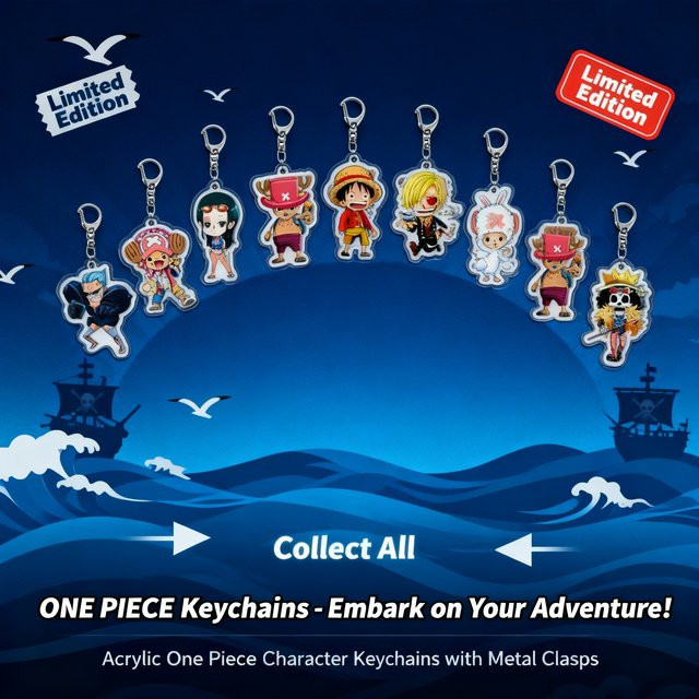 Bandai One Piece Acryl-Schlüsselanhänger, Zubehör - Bild 1