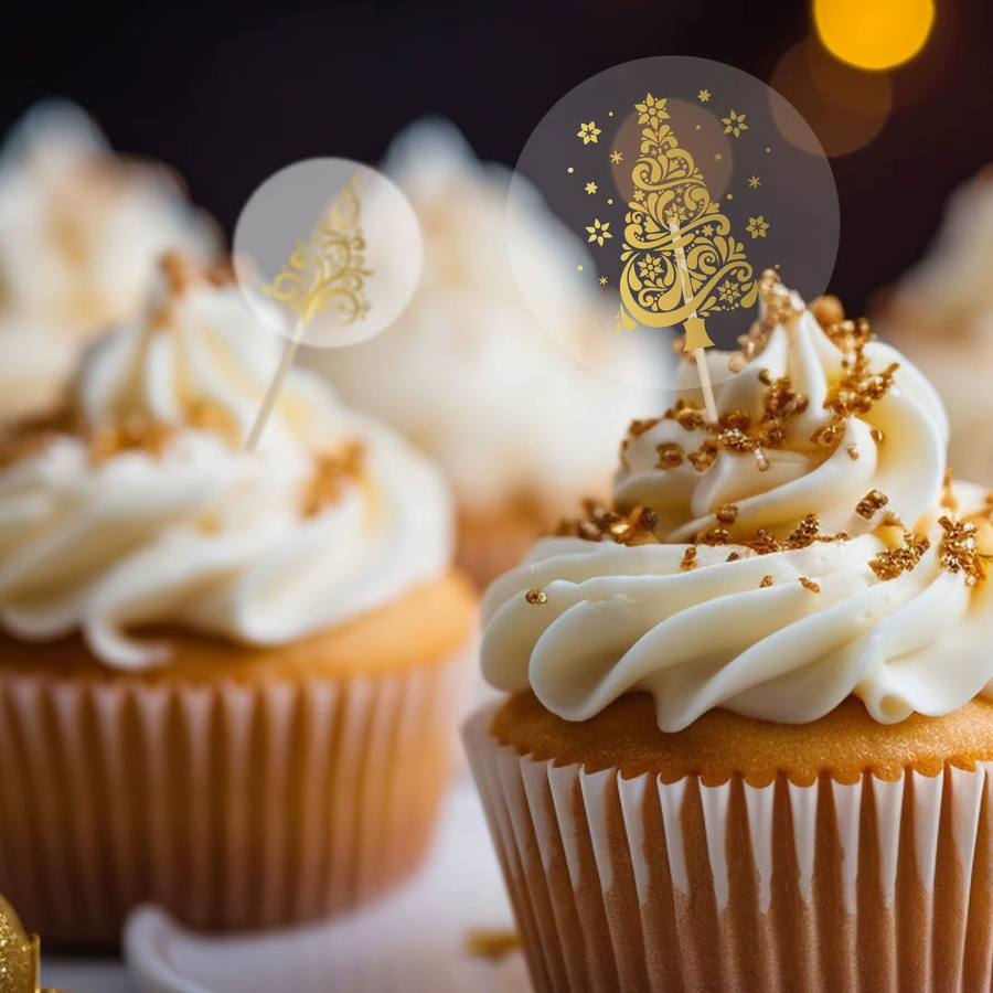 500 Stück transparente Weihnachtsaufkleber als selbstklebende Siegel und Etiketten für Geschenkdekorationen und Karten - Bild 3