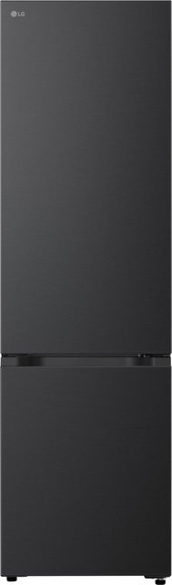 LG Kühl-Gefrierkombination GBBS524AEV in Schwarz Anthrazit mit umkehrbarer Tür und Flaschenregal, B/T/H: 59,7 x 67,5 x 203,0 cm - Bild 1