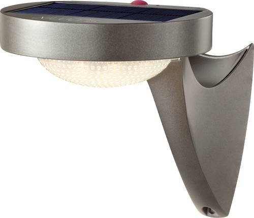 Sygonix SY-4673532 Solar-Außenwandleuchte mit Bewegungsmelder und LED in Grau Matt - Bild 1