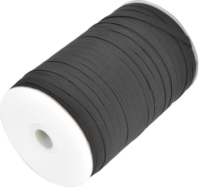 GoolRC Elastisches Gummiband Rolle, Multifunktional, Breite: 6 mm, Schwarz, Grau, Weiß - Bild 1