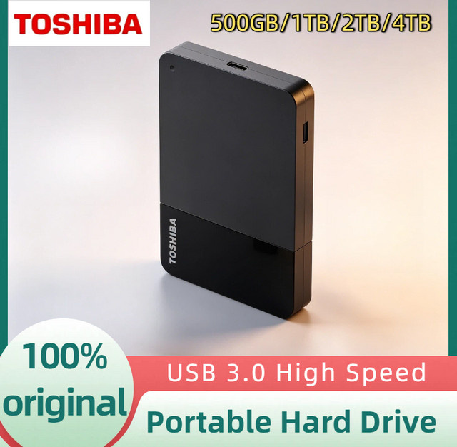 Toshiba Canvio Ready Externe Festplatte 2,5 Zoll USB 3.0 Schwarz - Bild 1