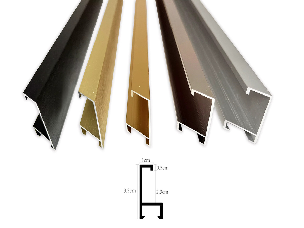 Little PP Leinwand-Bild mit Aluminium-Außenrahmen in Weiß, Wandkunst für Ölgemälde und Poster, B: 40 cm, H: 50 cm, T: 30 cm x 40 cm - Bild 2