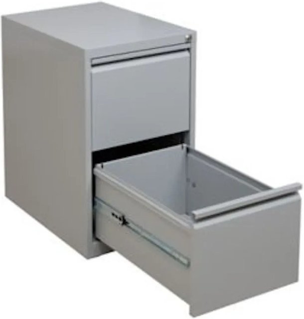 PROREGAL Hängeregistraturschrank Mare mit 2 Schubladen in Grau, H x B x T: 70 x 40 x 62 cm - Bild 1