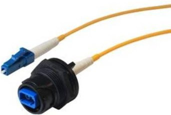 Bulgin LWL-Kabel PXF4053AAA Bulk Ethernet-Glasfaserkabel Gelb - Bild 1