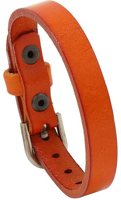 YULIN Armband Leder, orange, Unisex - Bild 1