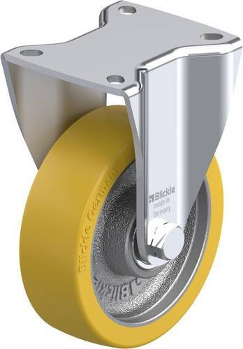 Blickle Bockrolle BH-GTH 125K-1 aus Stahl mit 125 mm Rad-Durchmesser und 550 kg Tragfähigkeit - Bild 1