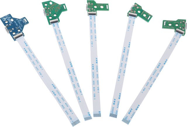 JETTING USB-Ladeanschluss Buchse 12-polig JDS 011 030 040 für PS4-Controller - Bild 1