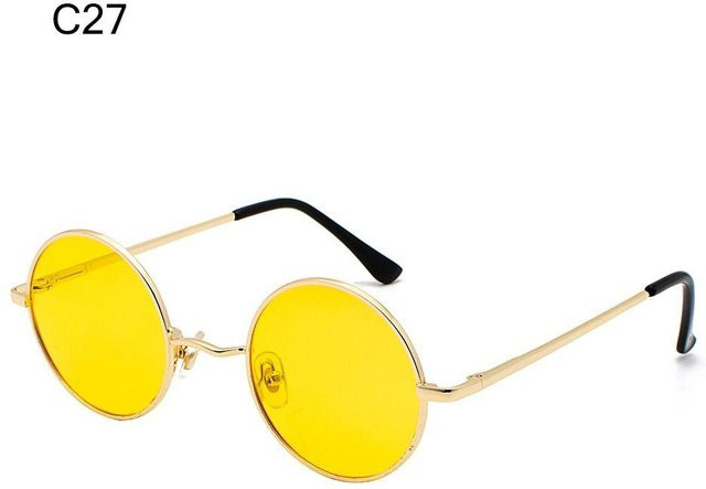 Yiran bag Sonnenbrille, rund, Metall, bunt, Unisex, polarisiert - Bild 1