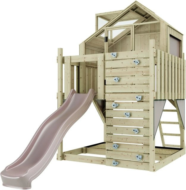 OutdoorToys Stelzenhaus Meteorit in Altrosa - Bild 1