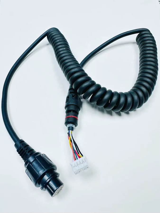Hytera Walkie-Talkie Mikrofon-Lautsprecherkabel mit 10-poligem Anschluss für SM16A3 MD880 MD780 MT680 RD980 Funkgeräte, Schwarz - Bild 3