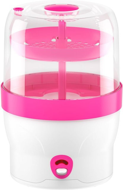 Babyruf BS 29 Elektrischer Dampf-Sterilisator für 6 Babyflaschen in Pink - Bild 1