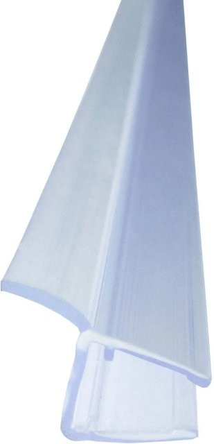 Bagnoxx Spaltdichtung Türdichtung für 6mm Glas in Transparent, Länge: 2 m - Bild 1